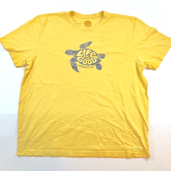 Graphic Turtle Print Crusher Tee Xl 